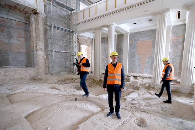 Zagreb: Gordan Jandroković obišao zgradu Hrvatskog sabora koja se obnavlja