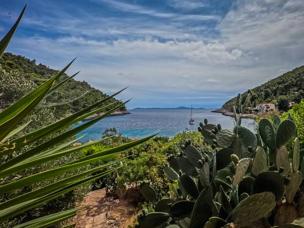Uvala Pupnatska Luka na otoku Korčuli