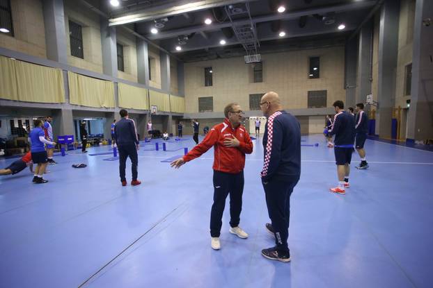 Split: Trening hrvatske rukometne reprezentacije