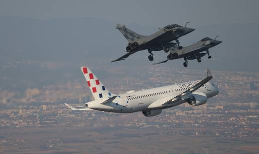 VIDEO Ovako su piloti Rafalea dočekali rukometaše: 'Donijeli ste nam veliku radost i ponos!'