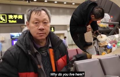 Kinez na aerodromu živi već 14 godina: Kući me gnjave i brane mi da pušim i pijem,  ostajem tu
