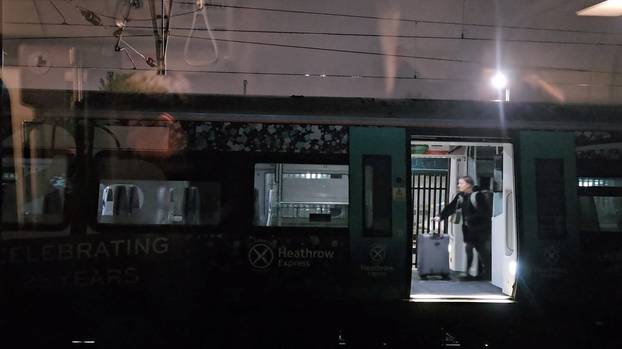 Passengers stranded for hours inside trains stuck on the Elizabeth Line after damaged overhead cables blocked railway lines in London