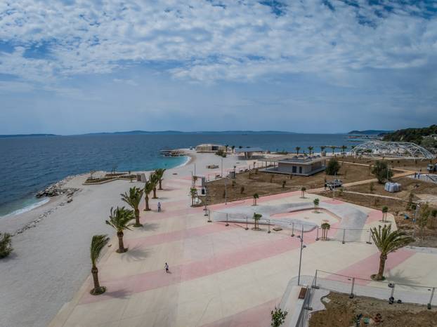 Split uskoro dobiva jednu od najljepših plaža na Mediteranu, ovako sada Žnjan izgleda iz zraka
