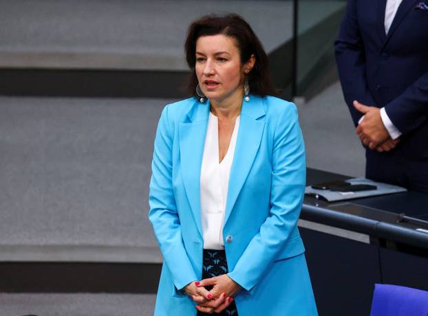 A session of the lower house of parliament Bundestag in Berlin