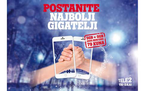 Dovođenjem prijatelja u Tele2 dobivaju se duple gige