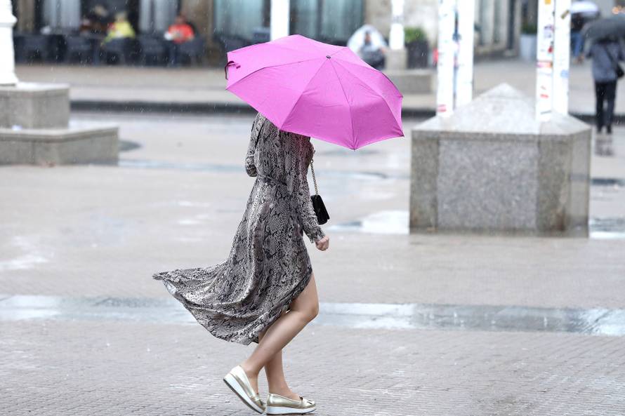 Proljetni pljusak u Zagrebu