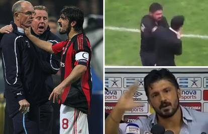 VIDEO Gattusovi ispadi: Hvatao za vrat, ošamario pomoćnika...