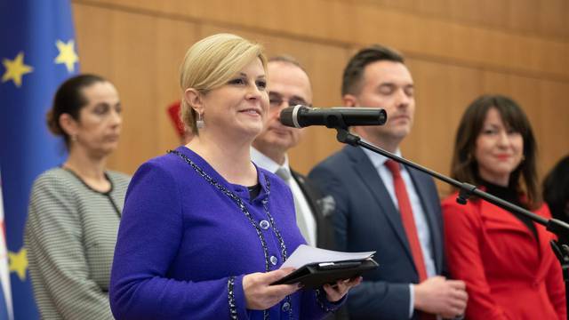 Zagreb: Predsjednica Republike uručila odlikovanja i priznanja