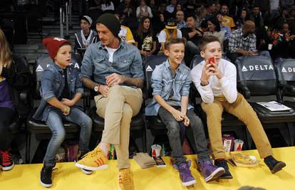 David Beckham i sinovi se ušminkali čak i za utakmicu