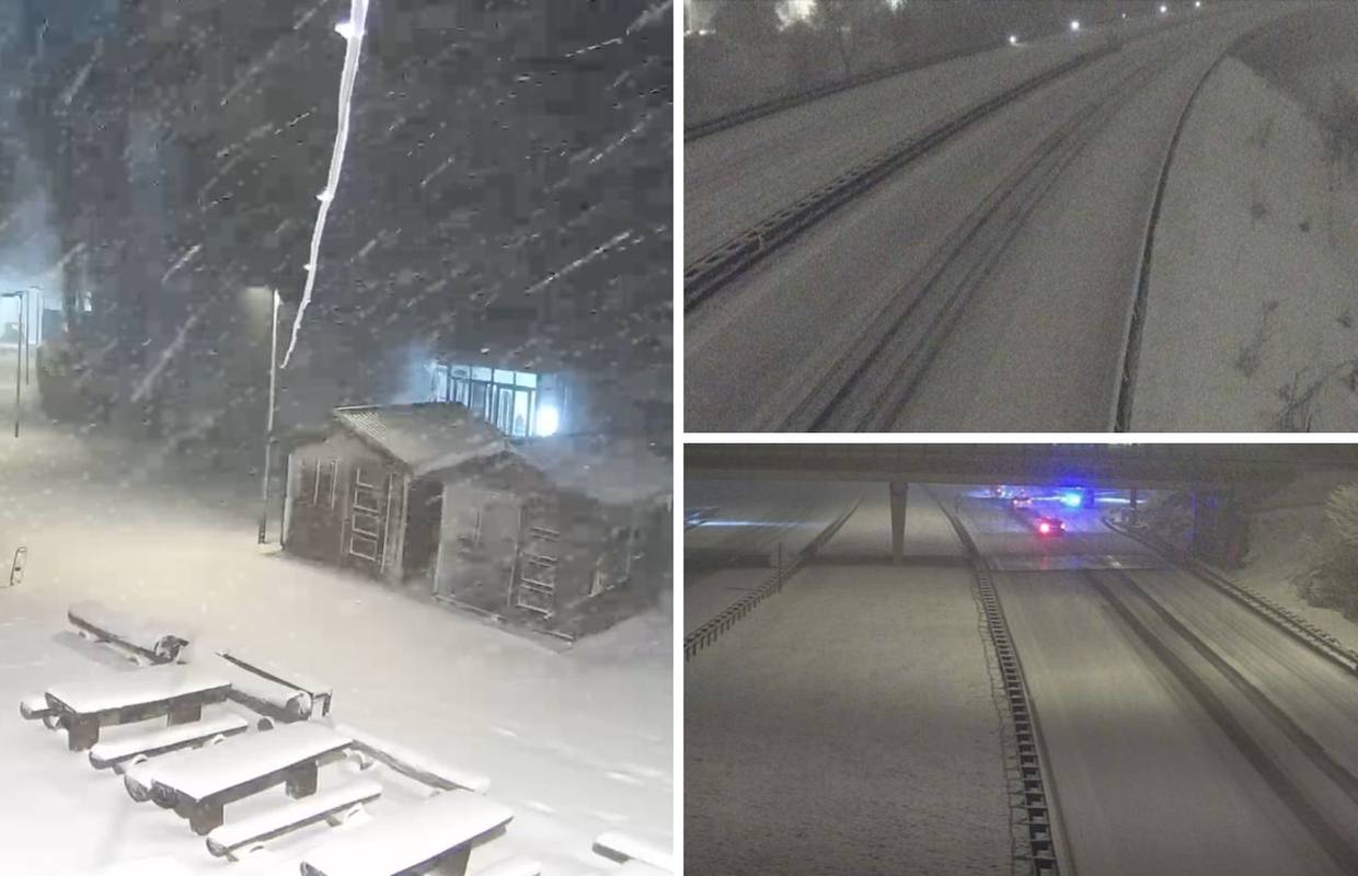 VIDEO Stigla je 'Zvijer s istoka': Snijeg zameo dijelove Hrvatske, HAK upozorio vozače na oprez
