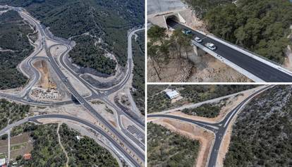 FOTO Spektakularni prizori iz zraka: Evo kako pristupne ceste Pelješkom mostu sad izgledaju