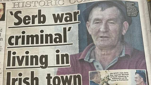 U Irskoj ga uhitili za ratni zločin u Borovu Selu! Živio godinama tamo, pustili ga uz jamčevinu