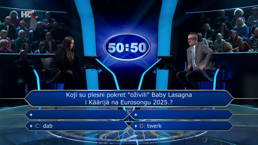 Josipa u 'Milijunašu' ispala na pitanju o gen Z glumici. Znate li vi kako glasi točan odgovor?