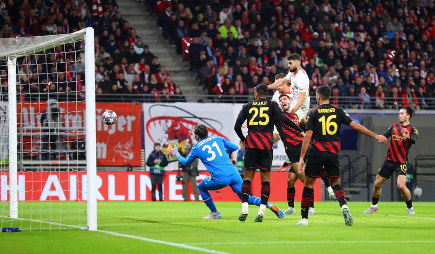 RB Leipzig - Manchester City / 22.02.2023 Leipzig, 22.02.2023, Red Bull Arena, UEFA Champions League, Achtelfinale Hinsp