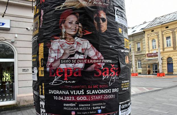 Slavonski Brod: Plakati pozivaju građane na još jedan u nizu balkanski "folk-spektakl"