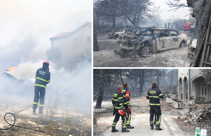 Božinović: 'Oštećeno je sedam kuća, nema žrtava. Snage su usmjerene prema Primoštenu'