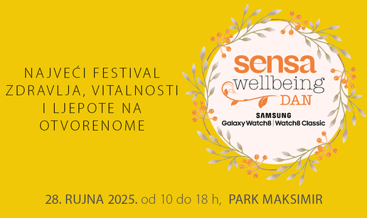 28. rujna je dan za punjenje baterija: Vidimo se na Sensa wellbeing danu u Maksimiru