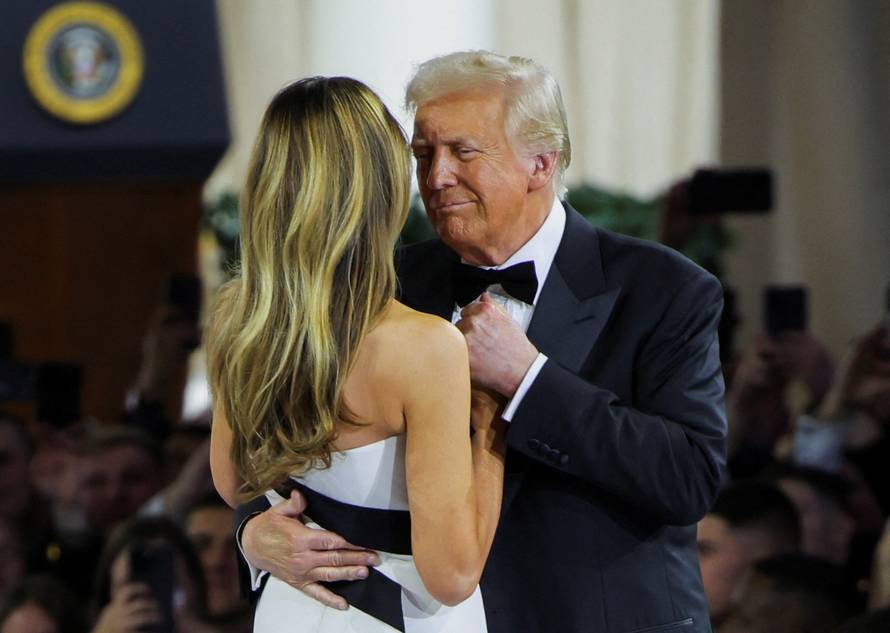 Commander in Chief Ball in honor of Donald Trump's inauguration in Washington