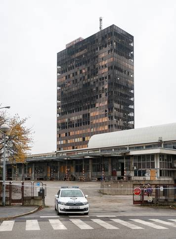 Zagreb: Vjesnikov neboder dva dana nakon požara, policijska istraga u tijeku