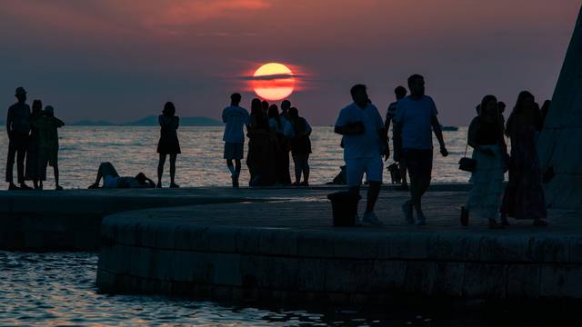 Jedan od najlješpih zalazaka sunca je u Zadru