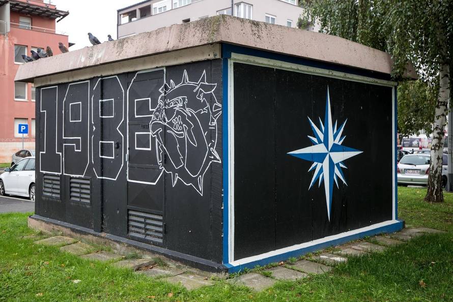 Zagreb: Murali i grafiti Bad Blue Boysa posvećeni Dinamu