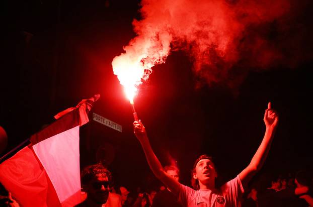 Champions League - Final - Paris St Germain fans gather in Paris