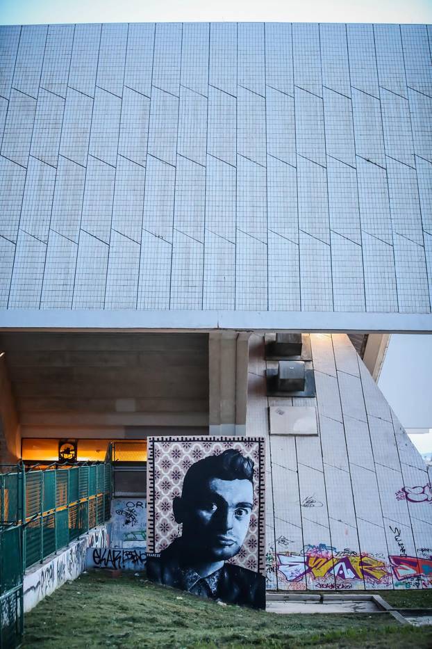 Split: Na Koteksu osvanuo mural posvećen Dinu Dvorniku