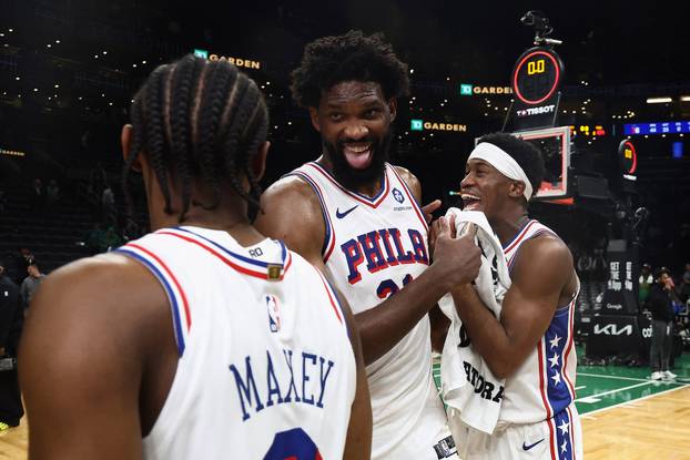NBA: Playoffs-Philadelphia 76ers at Boston Celtics