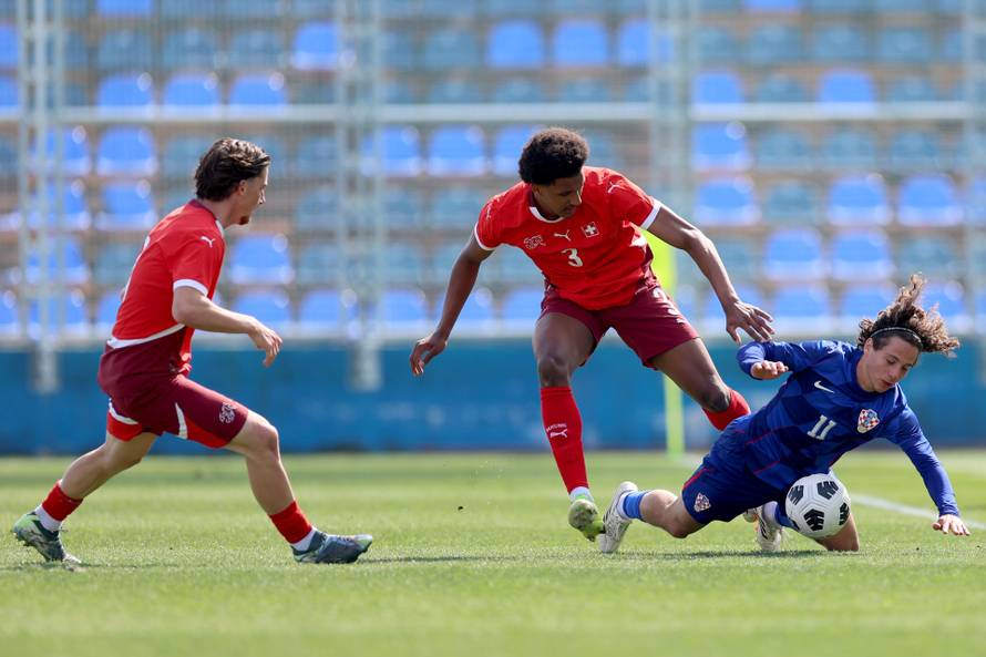 Varaždin: Elitno kolo kvalifikacija za Euro U-19 2025./2026., skupina 3, 1. kolo, Hrvatska - Švicarska