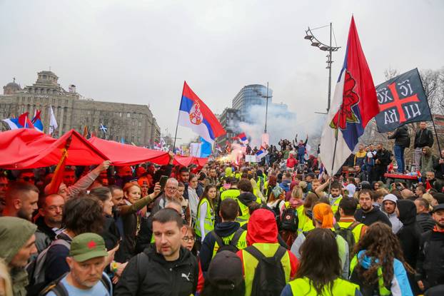 Počeo vjerojatno najveći prosvjed u povijesti Srbije "15 za 15"