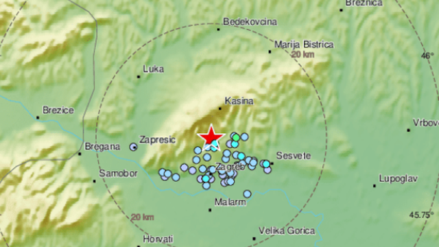 Opet se treslo: Potres od 2,4 Richtera probudio Zagrepčane