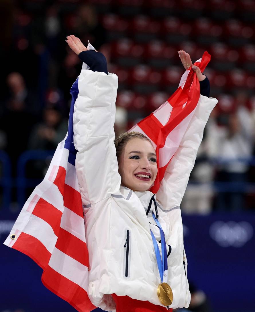 Figure Skating - Team Event - Victory Ceremony