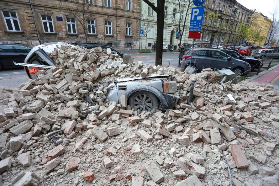 Oštećenja u centru Zagreba nakon potresa