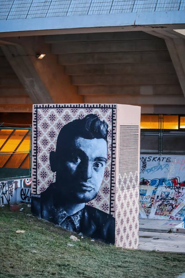 Split: Na Koteksu osvanuo mural posvećen Dinu Dvorniku