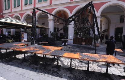 Tri Nizozemca zapalila terasu kafića u Splitu, materijalna šteta iznosi 350.000 kuna