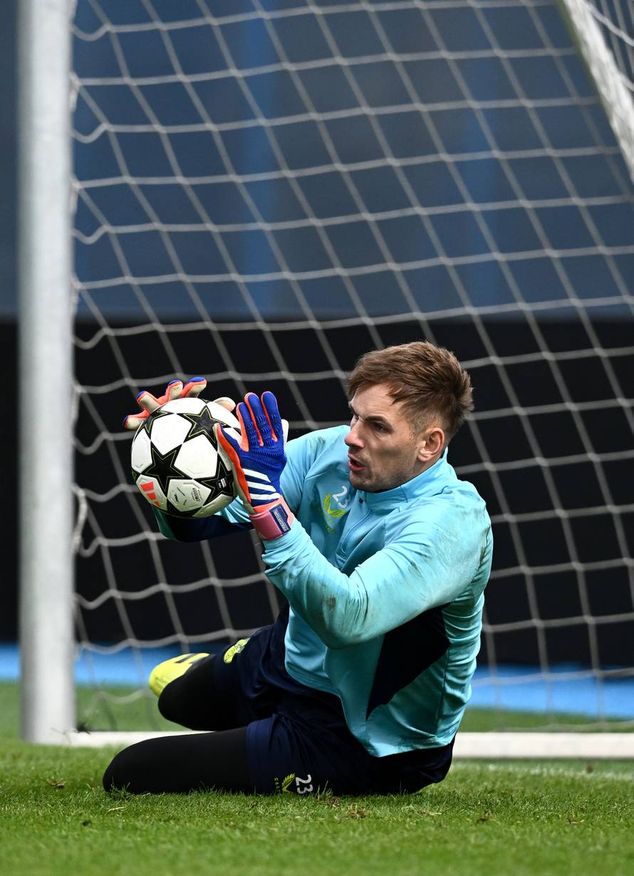 Zagreb: Trening nogometaša Dinama uoči odlaska u Muenchen