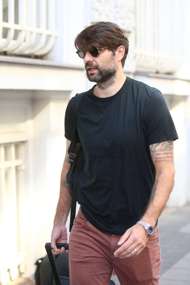 Zagreb: Okupljanje hrvatske nogometne reprezentacije