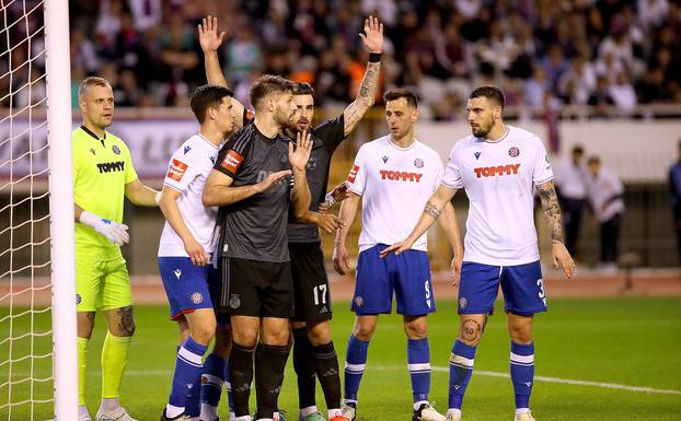 Hajduk i Dinamo sastali se u polufinalu SuperSport Hrvatskog nogometnog kupa