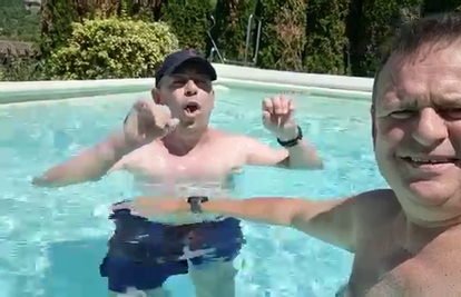 VIDEO Šef Sindikata policije u bazenu pjeva o sindikalnom životu: 'To je privatna snimka'