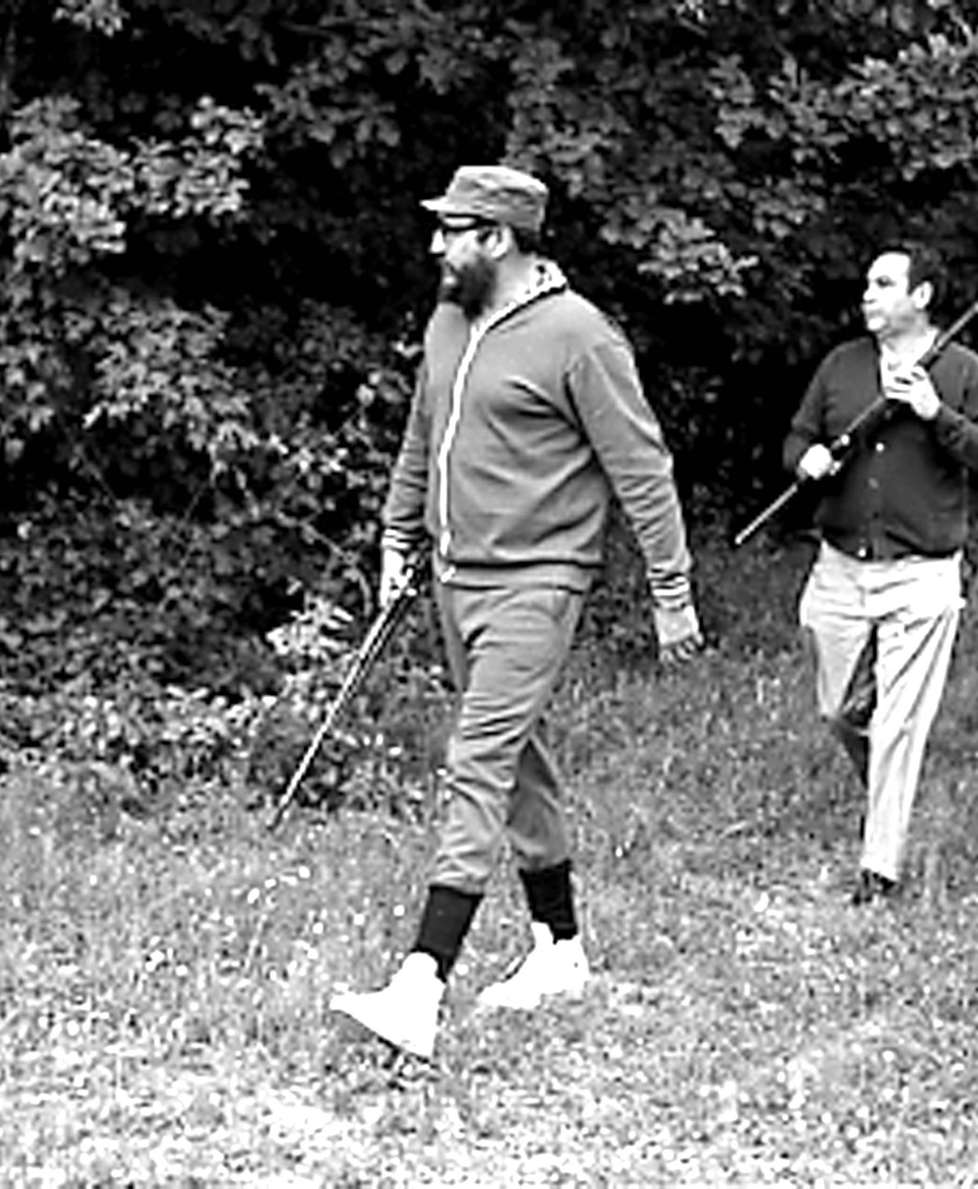 File photo of Fidel Castro in Romania