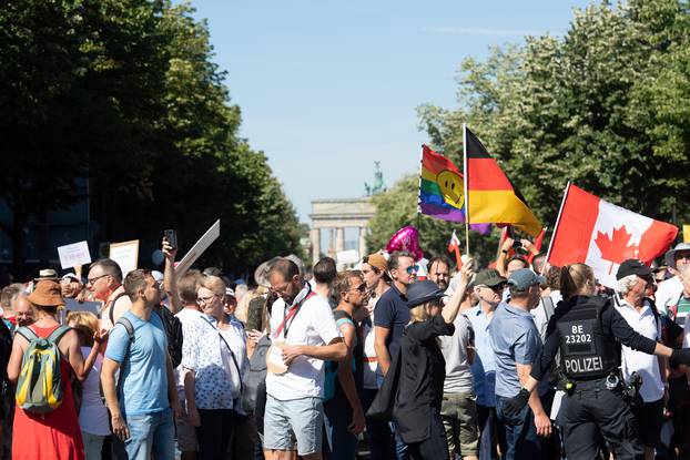 Demonstration against corona measures in Berlin