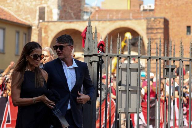 Funeral of former AC Milan and Italy soccer player Franco Baresi, in Milan