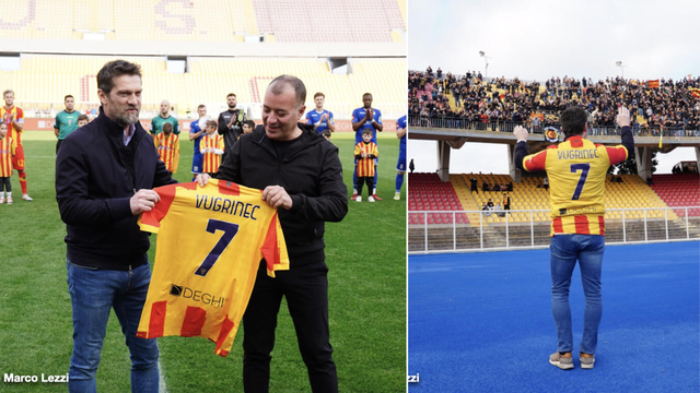 Kakva dobrodošlica! Lecce je veličanstveno dočekao povratak Davora Vugrinca na stadion