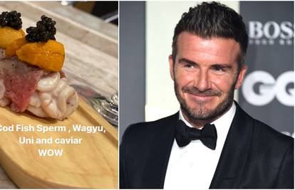 Beckhama oduševila japanska kuhinja, jeo spermu bakalara