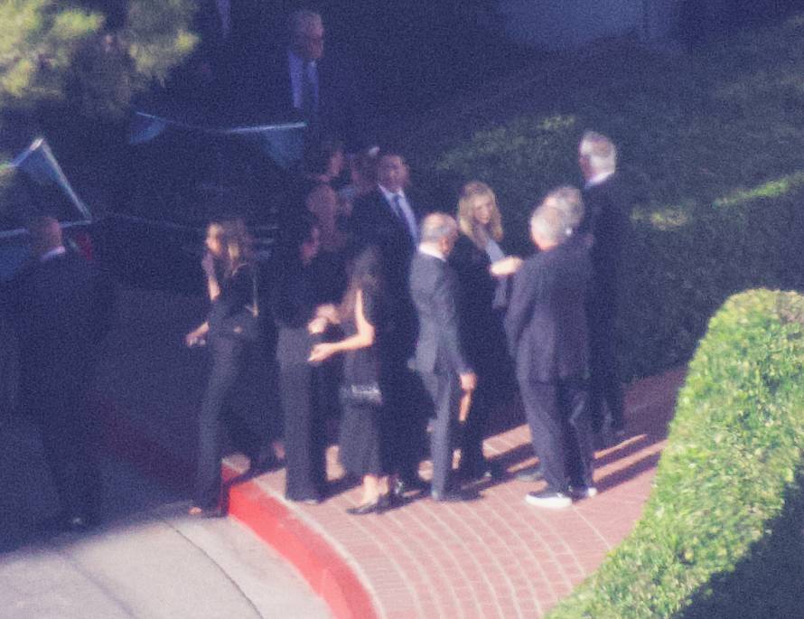 EXCLUSIVE: PREMIUM EXCLUSIVE: Friends Forever ! Friends Cast Share An Emotional Hug As They Bid Farewell To Matthew Perry