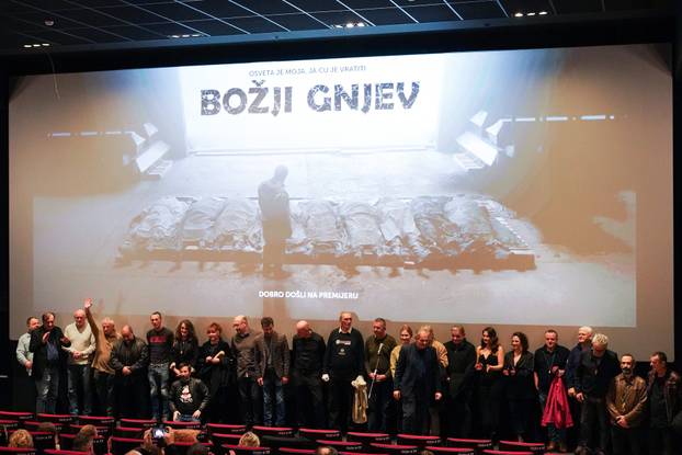Zagreb: Premijera filma "Božji gnjev" redatelja Kristijana Milića