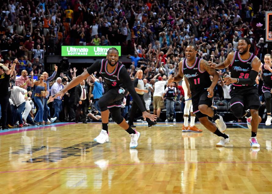 NBA: Golden State Warriors at Miami Heat