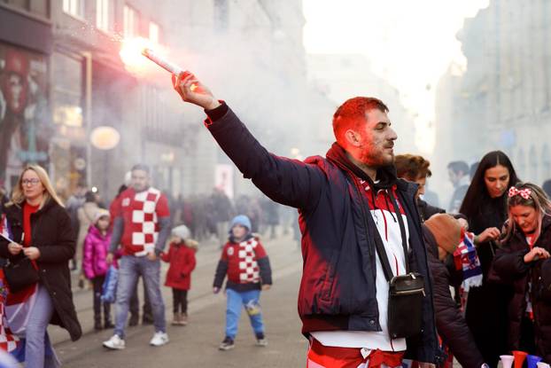 Zagreb: Svečani doček rukometaša nakon osvojenog srebra na Svjetskom prvenstvu