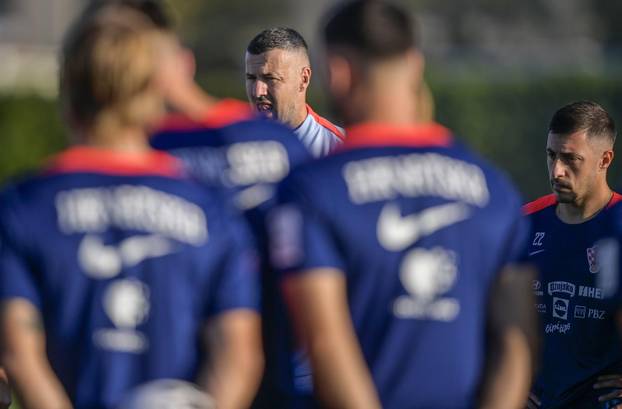 Zagreb: Trening hrvatske nogometne reprezentacije