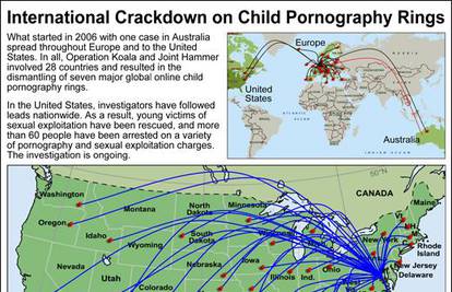 Združeni svjetski policajci uhitili su čak 170 pedofila